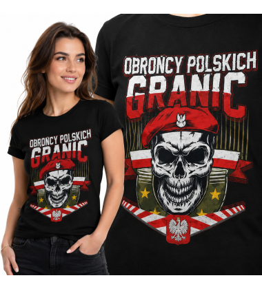 KOSZULKA DAMSKA PATRIOTYCZNI OBROŃCA POLSKICH GRANIC